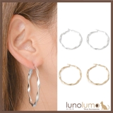 SALE フープピアス メタル | lunolumo | 詳細画像1