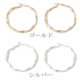 SALE フープピアス メタル | lunolumo | 詳細画像2