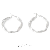 SALE フープピアス メタル | lunolumo | 詳細画像7