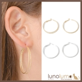 SALE フープピアス メタル | lunolumo | 詳細画像1