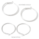 SALE フープピアス メタル | lunolumo | 詳細画像3