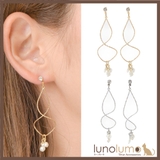 ピアス 淡水パール パール | lunolumo | 詳細画像1