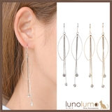 ピアス レディース ラインストーン | lunolumo | 詳細画像1