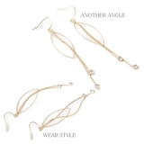 ピアス レディース ラインストーン | lunolumo | 詳細画像3