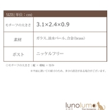 ピアス レディース 艶消し | lunolumo | 詳細画像8 