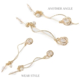 ピアス キュービックジルコニア ゴールド | lunolumo | 詳細画像3