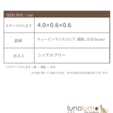 ピアス キュービックジルコニア ゴールド | lunolumo | 詳細画像8