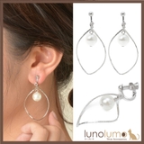 パール イヤリング レディース | lunolumo | 詳細画像1