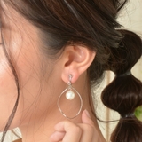 パール イヤリング レディース | lunolumo | 詳細画像3