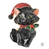 クリスマス ブローチ 猫 | lunolumo | 詳細画像4 