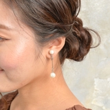 パール イヤリング ロングイヤリング | lunolumo | 詳細画像3