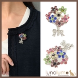 ブローチ フラワー花 花束キラキラ | lunolumo | 詳細画像1 