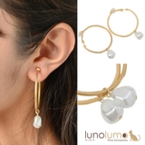 日本製 イヤリング フープイヤリング | lunolumo | 詳細画像1