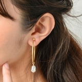 日本製 イヤリング フープイヤリング | lunolumo | 詳細画像3