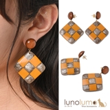 ピアス レディース ウッド | lunolumo | 詳細画像1