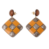 ピアス レディース ウッド | lunolumo | 詳細画像4