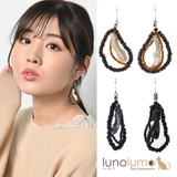 ピアス レディース ウッド | lunolumo | 詳細画像1
