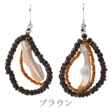 ピアス レディース ウッド | lunolumo | 詳細画像4
