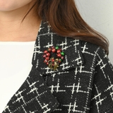 クリスマス ブローチ リース | lunolumo | 詳細画像3 