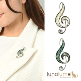 ブローチ レディース 音符 | lunolumo | 詳細画像1 