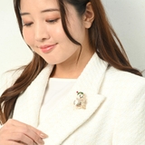 クリスマス ブローチ ゆきだるま | lunolumo | 詳細画像3 