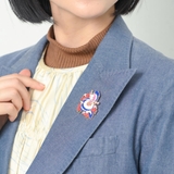 ピンブローチ ラペルピン ピンバッチ | lunolumo | 詳細画像3 
