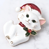 クリスマス ブローチ 猫 | lunolumo | 詳細画像5