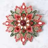 クリスマス ブローチ 赤 | lunolumo | 詳細画像4 