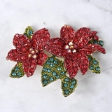 クリスマス ブローチ ポインセチア | lunolumo | 詳細画像4 