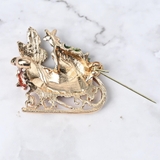 クリスマス ブローチ そり | lunolumo | 詳細画像6 