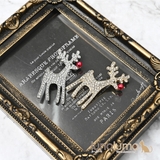 クリスマス ブローチ トナカイ | lunolumo | 詳細画像1 