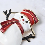 クリスマス ブローチ ゆきだるま | lunolumo | 詳細画像8 