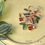 クリスマス ブローチ ベル | lunolumo | 詳細画像1 