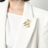 クリスマス ブローチ ゆきだるま | lunolumo | 詳細画像3 