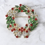 クリスマス ブローチ クリスマスリース | lunolumo | 詳細画像4 