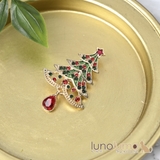 クリスマス ブローチ クリスマスツリー | lunolumo | 詳細画像1