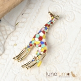 ブローチ レディース キリン | lunolumo | 詳細画像1 