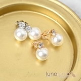 イヤリング レディース キュービックジルコニア | lunolumo | 詳細画像1 