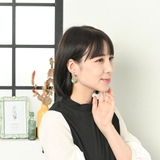 ピアス レディース エメラルドグリーン | lunolumo | 詳細画像2 