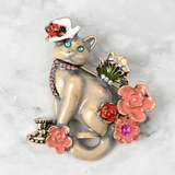 ブローチ レディース 猫 | lunolumo | 詳細画像4 