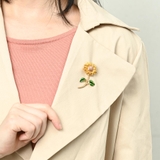 ブローチ レディース ひまわり | lunolumo | 詳細画像3 