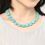 ネックレス レディース マグネサイトターコイズ | lunolumo | 詳細画像3 