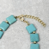 ネックレス レディース マグネサイトターコイズ | lunolumo | 詳細画像6 