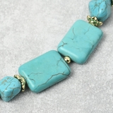 ネックレス レディース マグネサイトターコイズ | lunolumo | 詳細画像5 