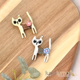 ブローチ レディース 猫 | lunolumo | 詳細画像1 