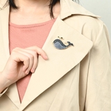 ブローチ レディース クジラ | lunolumo | 詳細画像3 