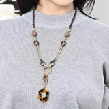 ネックレス レディース べっ甲柄 | lunolumo | 詳細画像3 