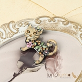 ブローチ レディース 猫 | lunolumo | 詳細画像1 