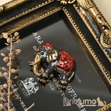 ブローチ レディース ぞう ゾウ 象 動物 サファリ 可愛い プレゼント BR | lunolumo | 詳細画像1 