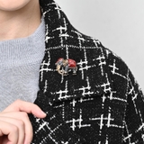 ブローチ レディース ぞう ゾウ 象 動物 サファリ 可愛い プレゼント BR | lunolumo | 詳細画像3 